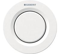 Poussoir pneumatique à encastrer blanc brillant - GEBERIT - 116.040.11.1