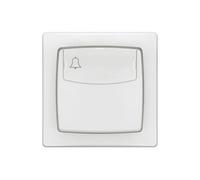 Poussoir porte étiquette 6A pour appareillage saillie complet 250 V avec borne automatique - - 086009L