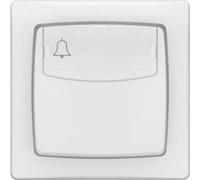 Legrand Poussoir porte-étiquette 086009L 6A 250 V saillie complet borne automatique Blanc RAL 9003