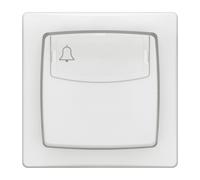 Poussoir porte étiquette 6A pour appareillage saillie complet 250 V avec borne automatique - LEGRAND - 086009L