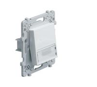 Poussoir porte-étiquette Essensya 1O+1F 10 A Pure - HAGER WE025