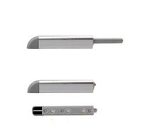 Poussoir Porte Placard Lot de 3 loquets d'armoire invisibles à pousser for ouvrir, loquet porte déverrouillage tactile, charnière for placard, tiroir, amortisseur(Silver)