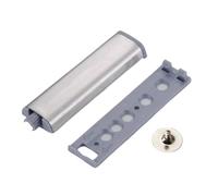 Poussoir Porte Placard Lot de 4 loquets de porte en acier inoxydable for armoire, butée de porte, amortisseur tactile, fermeture douce, fermeture magnétique