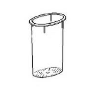 Poussoir (pour couvercle) (40404-7329) Robot ménager (MS-5909820 MOULINEX SEB)