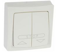 Poussoir pour volets roulants ASL appareillage saillie complet blanc - LEGRAND - 086010