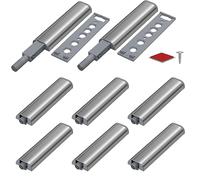 Poussoir Push to Open Jiayi Lot de 8 Aimant Poussoir Porte Placard Pousser Latch Pour Tiroir Aimant Porte Placard Loquet Fermetures Push Open Latch pour Appuyer et Ouvrir des Portes