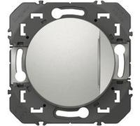 Poussoir simple avec voyant lumineux Legrand Dooxie aluminium