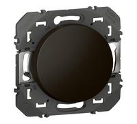 Poussoir simple LEGRAND dooxie 6A 250V finition noir