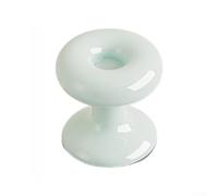 Poussoir WC Donut pour Ongles Longs, Remplacement Double Commande Réservoir, Compatible Wirquin FOR pour mw, Économie d'Eau, Blanc/Rose/Jaune/Céladon 2.2cm(Baby Blue)