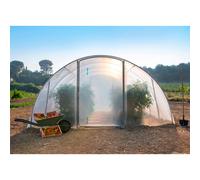 POUSS'VERT-Serre de jardin en plastique transparente 18m² - 3 x 6 m