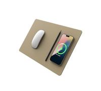 POUT HANDS3 Pro - ALFOMBRILLA DE RATÃ“N Con CARGA INALÁMBRICA RÁPIDA Color Crema