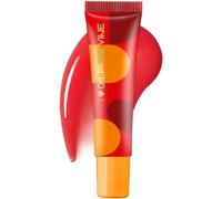 Pout Preserve Hydrating Peptide Lip Treatment,Shiny Lip Stain Tint,Pout Preserve Peptide Lip Treatment,Long Lasting Lip Gloss Plumping Lip Oil,Peptide Lip Treatment (Blood Orange)
