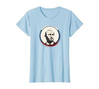 Poutine Drapeau du président Russe - Boss T-Shirt, Femme, Bleu Céleste, XS