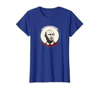 Poutine Drapeau du président Russe - Boss T-Shirt, Femme, Bleu Royal, XS