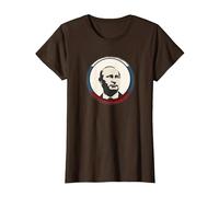 Poutine Drapeau du président Russe - Boss T-Shirt, Femme, Marron, S