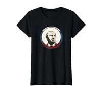 Poutine Drapeau du président Russe - Boss T-Shirt, Femme, Noir, XS