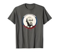 Poutine Drapeau du président Russe - Boss T-Shirt, Homme, Asphalte, 5XL