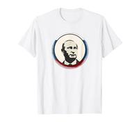 Poutine Drapeau du président Russe - Boss T-Shirt, Homme, Blanc, M