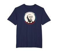 Poutine Drapeau du président Russe - Boss T-Shirt, Homme Grandes Tailles, Bleu Marine, 5X Tall