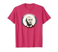 Poutine Drapeau du président Russe - Boss T-Shirt, Homme, Rouge Chiné, XL