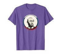 Poutine Drapeau du président Russe - Boss T-Shirt, Homme, Violet Chiné, XL