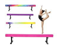 Poutre De Gymnastique De 180 Cm, Hauteur Réglable Sur 5 Niveaux 13 À 61cm, Poutre De Gymnastique Réglable Pour En-fants, Poutres D'équilibre Pour En-fants, Pour La Maison, L'entraînement En Intérieur