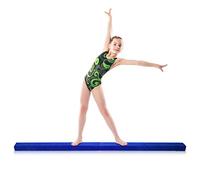 Poutre de Gymnastique Pliable, Poutre d’Equilibre Balance Équipement de Fitness avec Patins Antidérapants Balance Beam pour Les Enfants et Accueil Formation 220 cm
