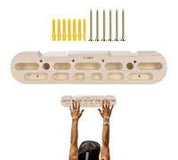 Poutre d'escalade - Beam de roche en bois pour doigts | Barre de traction d'escalade montée sur la porte, cadre de poignée murale pour une salle de sport interne et extérieure à la maison