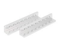 Poutre en aluminium de type L à 8 trous 12 x 12 x 72 mm Composants de construction de robots pour les amateurs de robotique Construction en aluminium robuste et durable 3103 0008