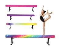 Poutre Gymnastique 5 Hauteurs Réglables Poutress D'Équilibre Enfant Poutre Gym Capacité de charge 50 kg 180 cm de long Équipement d'entraînement de gymnastique à poutres stables de niveau haut et bas