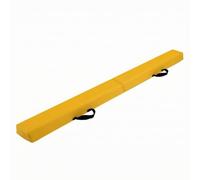 Poutre Gymnastique Compacte, jaune, Jaune