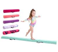 Poutre gymnastique pour enfants - 210/240/270/300cm - Équipement d'équilibre incroyable pour les enfants à la maison - Faux suède, mousse EVA haute densité - Cartes Flash, sangles de transport