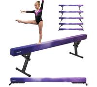 VEVOR Poutre Gymnastique réglable pour Enfants, 2410 mm, Poutre d'équilibre avec 2 Modes et 5 hauteurs réglables, équipement d'entraînement Professionnel pour Maison et Centre de Gymnastique, Galaxie