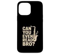 Pouvez-Vous même Lire la Blague de Musique Bro Saxophone Coque pour iPhone 13 Pro Max