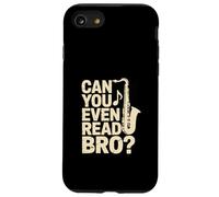Pouvez-Vous même Lire la Blague de Musique Bro Saxophone Coque pour iPhone SE (2020) / 7/8