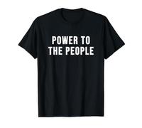 Pouvoir au Peuple T-Shirt Graphique avec Valeur