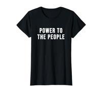 Pouvoir au Peuple T-Shirt Graphique avec Valeur