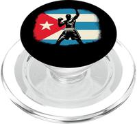 Pouvoir de Boxe cubaine avec fierté du Drapeau PopSockets PopGrip pour MagSafe
