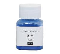 Pouvoir de ciment, poudre de pigment d'oxyde de fer, colorant pour béton, poudre d'oxyde de fer, 30 ml de pigment teinté pour béton, peinture artistique, décorative, béton, argile, calcaire, plâtre