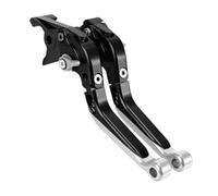 Pouvoir de frein 6 Position Aluminium pliable extensible | Pour and with a CB1000R et CBR1000RR, manche alu repliable en 6 positions(Black Silver)