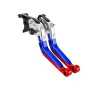 Pouvoir de frein 6 Position Aluminium pliable extensible | Pour and with a CB1000R et CBR1000RR, manche alu repliable en 6 positions(Blue Red)