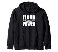 Pouvoir Farine Humour Cuisine Fans de Pâtisserie Sweat à Capuche