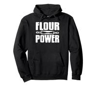 Pouvoir Farine Humour Cuisine Fans de Pâtisserie Sweat à Capuche
