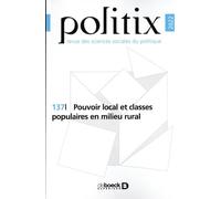 Pouvoir local et classes populaires en milieu rural
