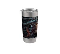 Pouvoir royal du lion Gobelet isotherme en acier inoxydable double paroi
