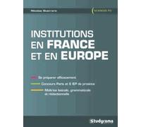 Pouvoirs et institutions en France et en Europe La hiérarchie des normes, la séparation des pouvoirs, l'articulation des .... - Nicolas Guerrero - Studyrama Eds - broché - Scolaire / Universitaire