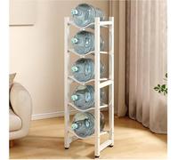 Poux à Eau Porte-Bouteille 5 gallons, Porte-Bouteille à Eau, Support d'eau à Eau à Eau à Eau à Eau, étagère de Rangement de Bouteille d'eau, pour Bureau/Famille/Gymnase/Gymnase, Blanc,