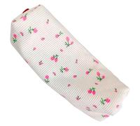 Poux De Crayon À Fleurs - Étui À Stylo À Tendance, Sac De Rangement Cosmétique | Porte-organisation À Floral Portable, Cas De Maquillage Compact À Fermeture Éclair Pour Les Femmes Essentials De Bureau