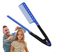 Poux En Fer Plat - Pinceau Lisseur En Forme De V, Peigne D'attelle Pour Les Pour Le Style, Outil Professionnel Résistant À La Chaleur Pour Le Salon Ou La Maison | Peigne De Lissage Des