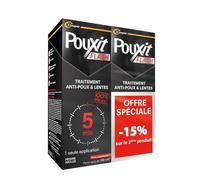 Pouxit Lotion spray anti-poux et lentes – Agit en 5 minutes – Lot 2 x 150 ml